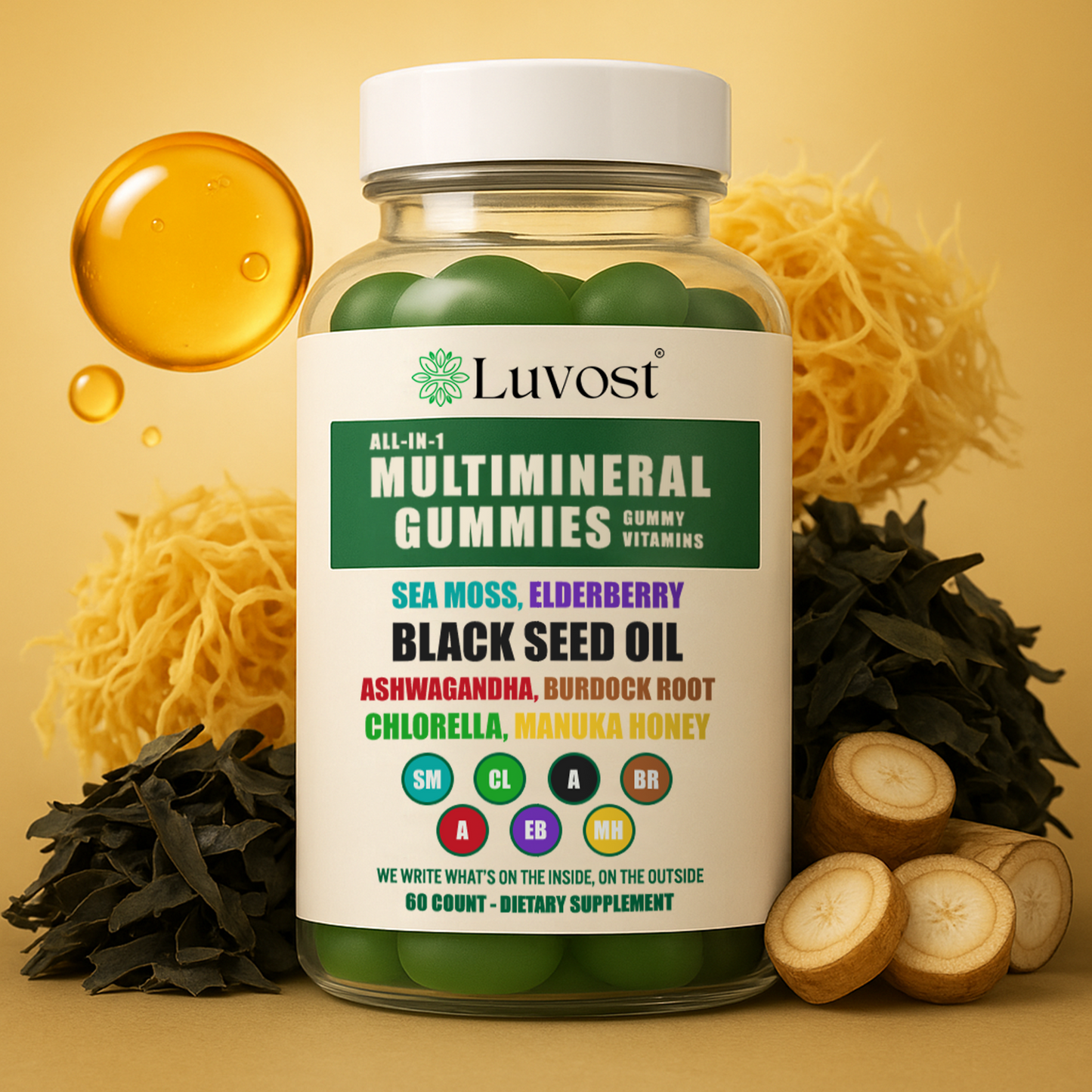 Luvost Multimineral Sea Moss Gummies
