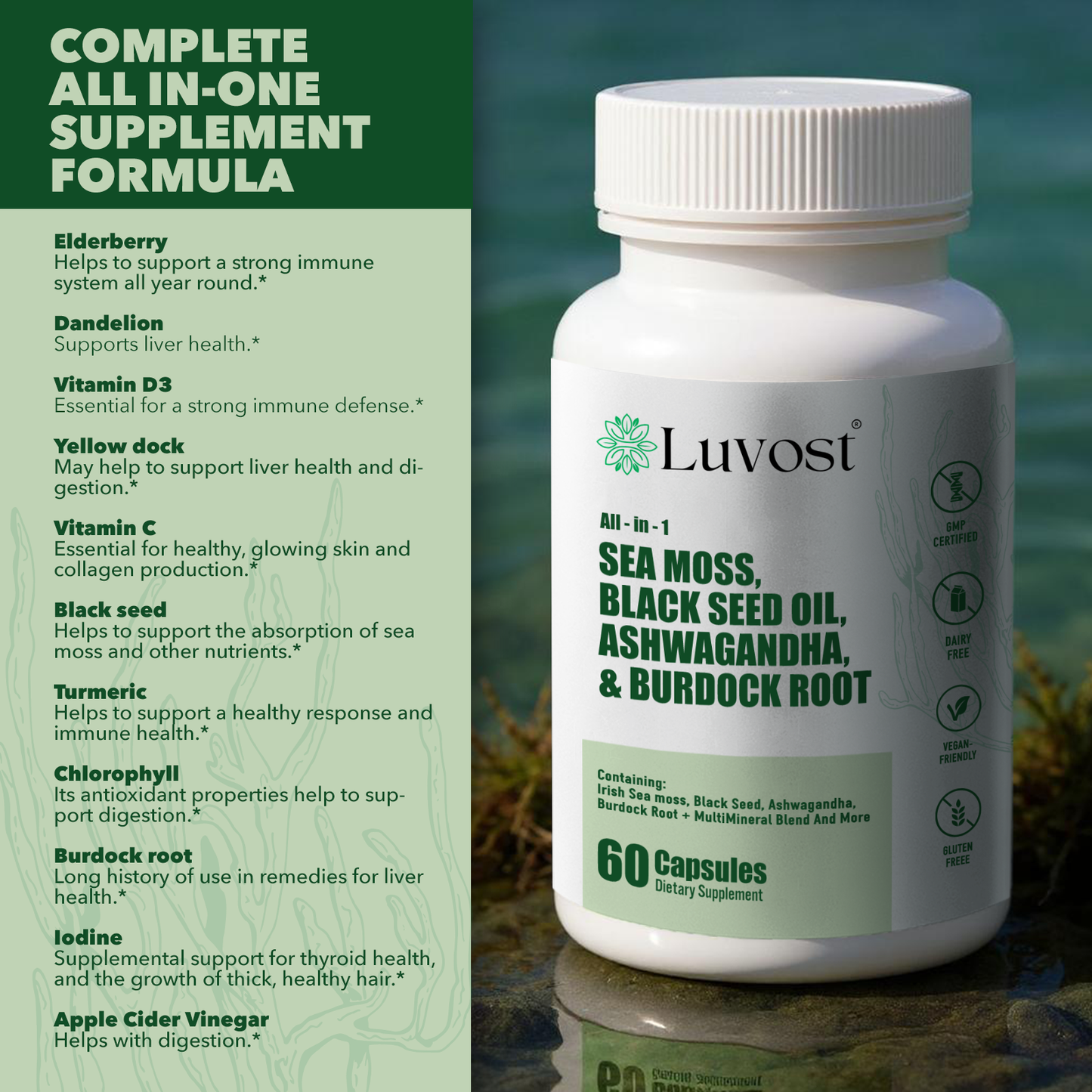 Luvost MultiMineral™ Sea Moss Black Seed