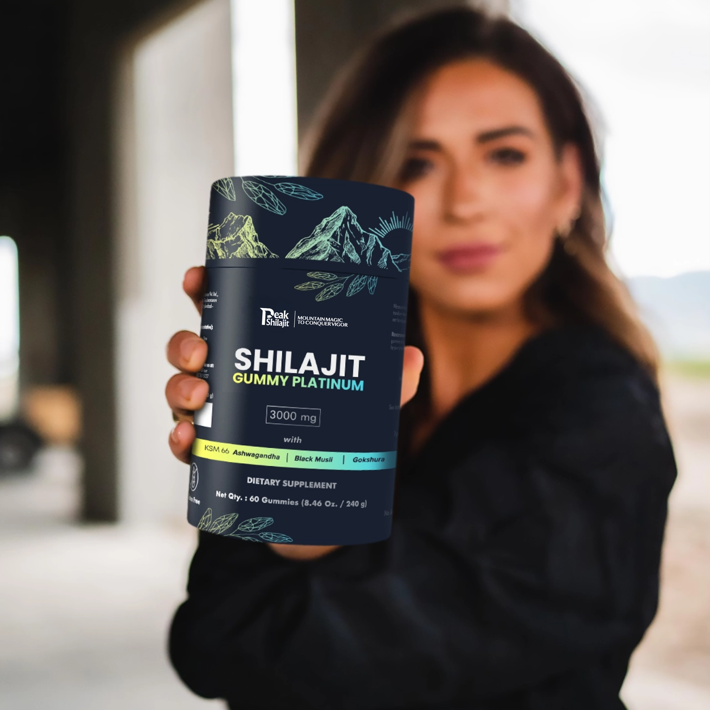 PEAKSHILAJIT 100% SHILAJIT GUMMY PLATINUM