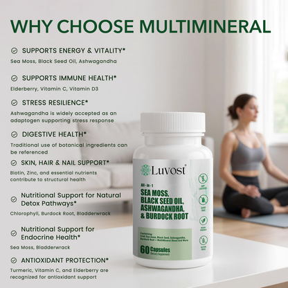 Luvost MultiMineral™ Sea Moss Black Seed