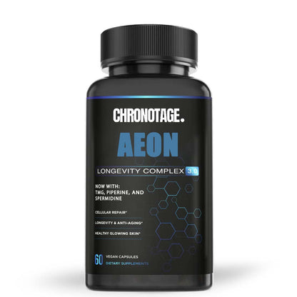 Chronotage NAD+ Liposomal Anti Aging Supplement Complex AEON with Nicotinamide DUO™