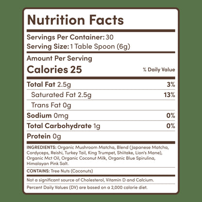 Pyke Superfood Mushroom Matcha (30 Servings)