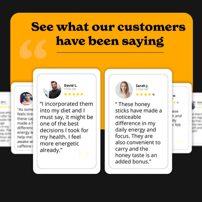 DRIXORA™ GOLD+ Shilajit Honey Sticks